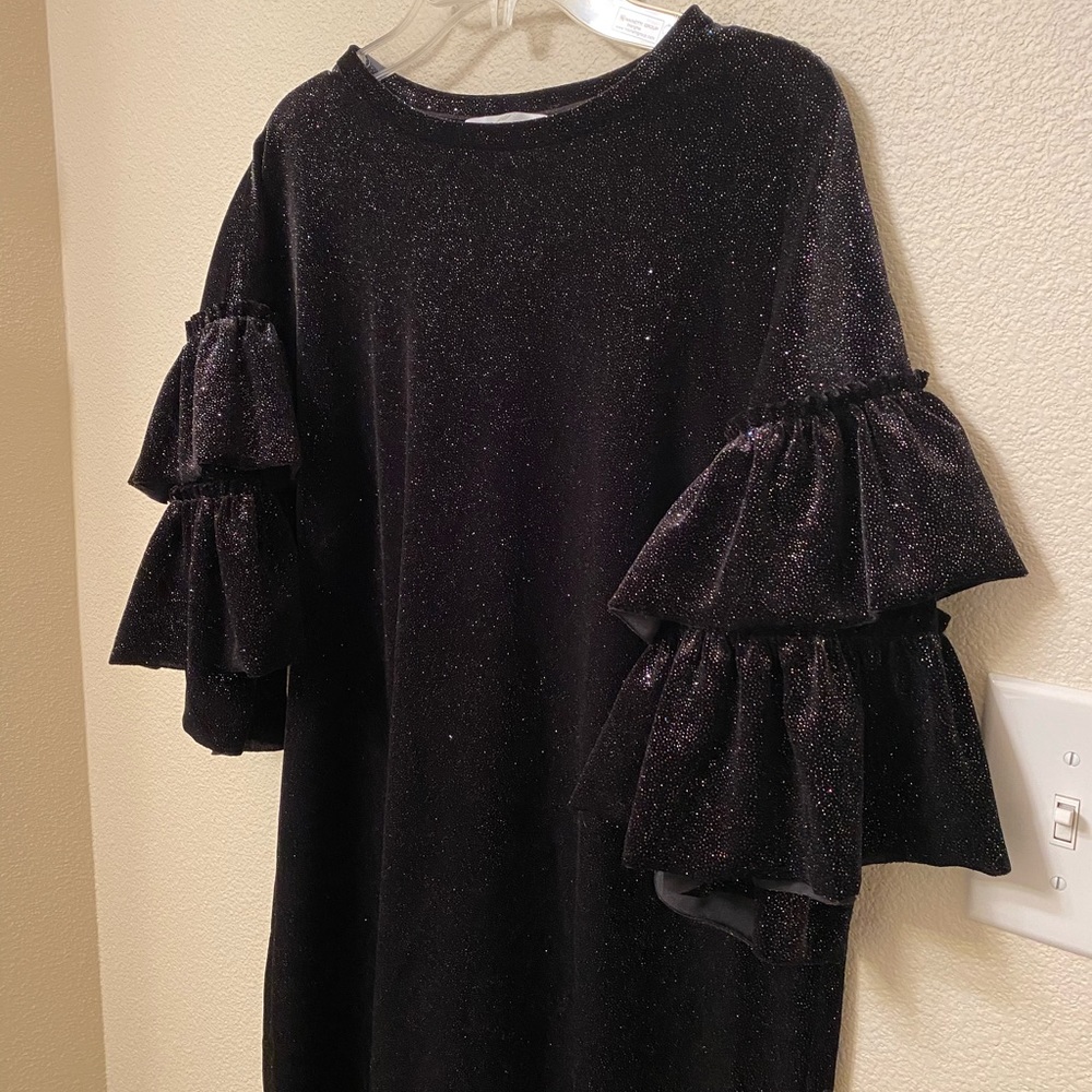 H&M | Glittery Velour Dress - Picture 4 of 7